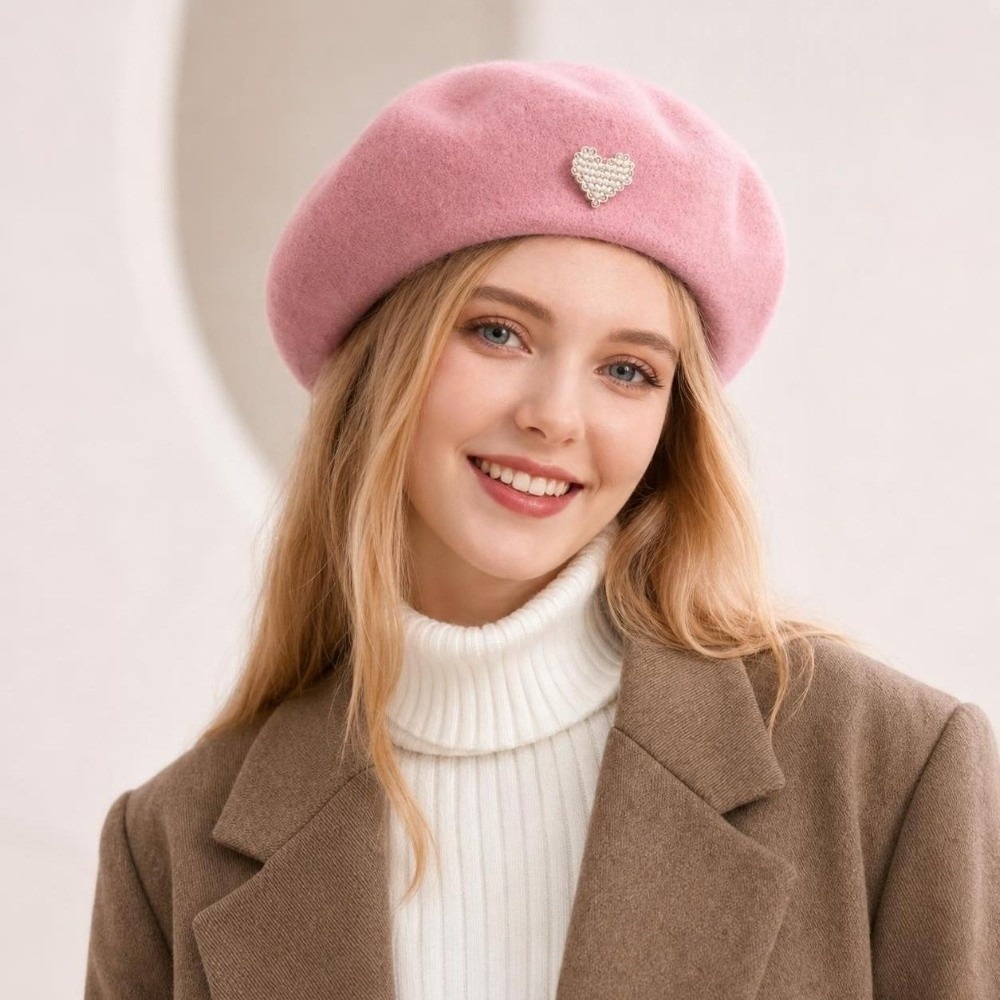 Beret French Wool - Boina de Lã Quente de Inverno