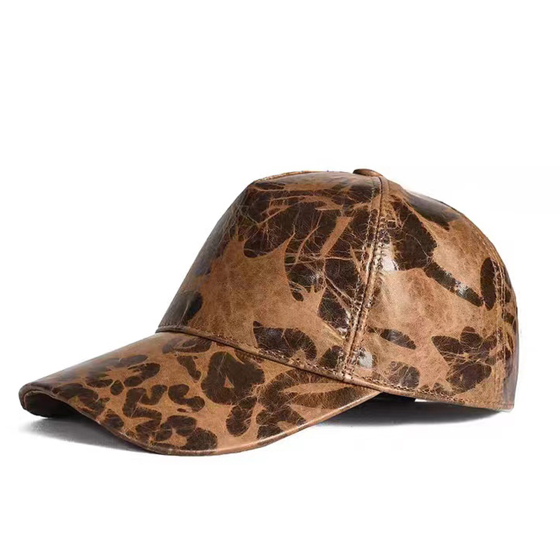 Baseball Cap Structured - Bonés de beisebol de couro impresso