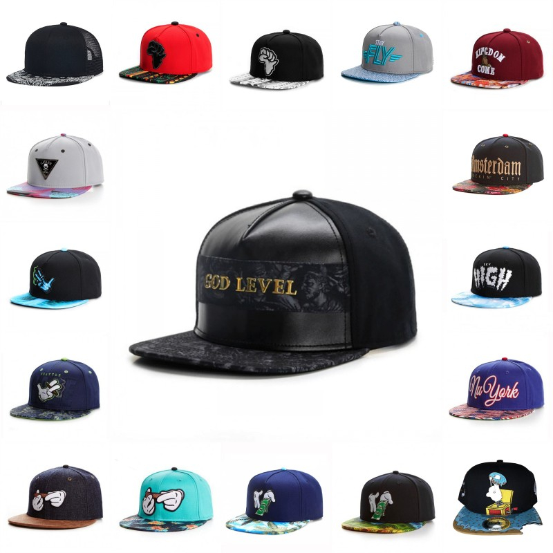 Baseball Cap Structured - Moda marca boné de couro boné