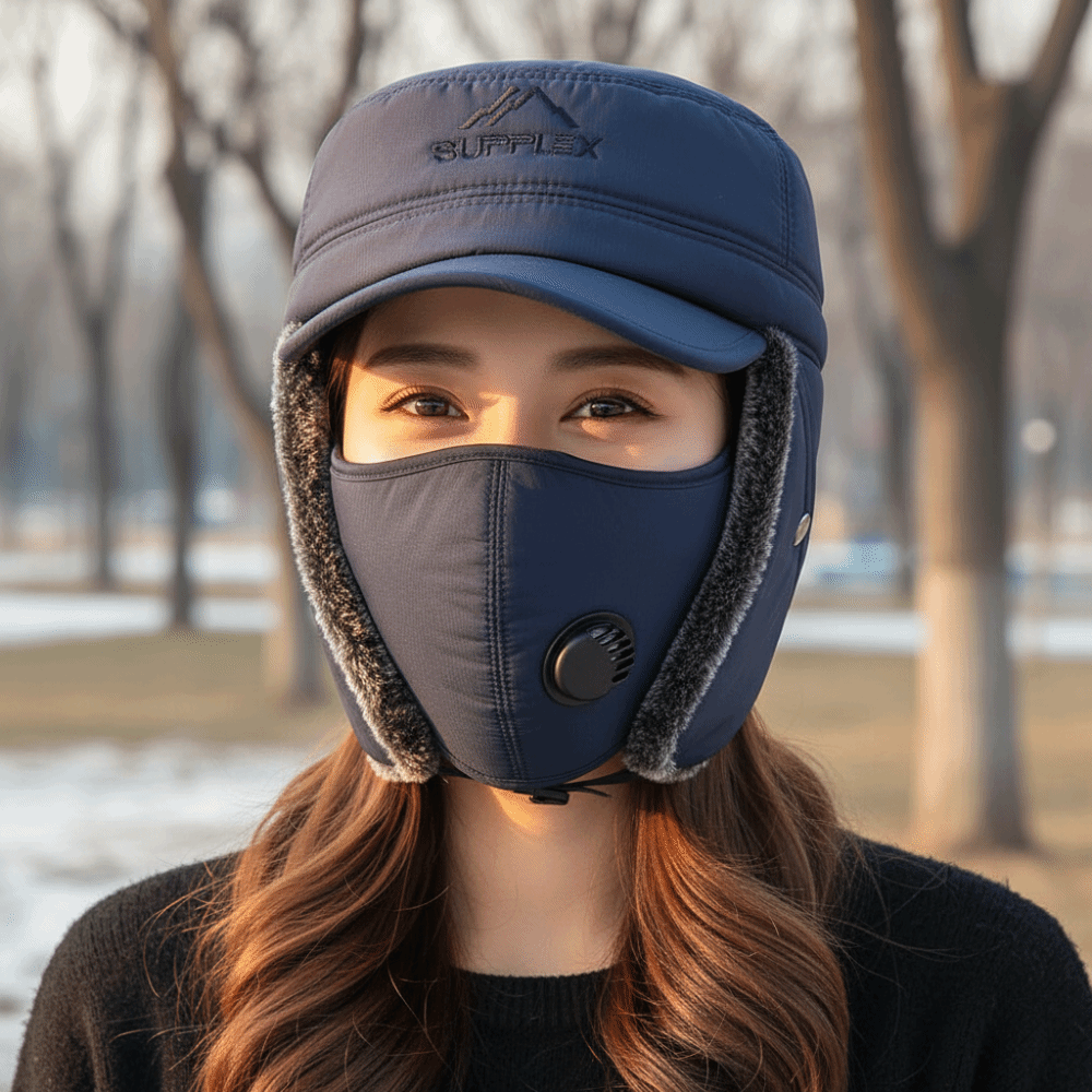 Trapper Hat Ear Flap - Chapéu de Inverno Grosso Estilo Trapper