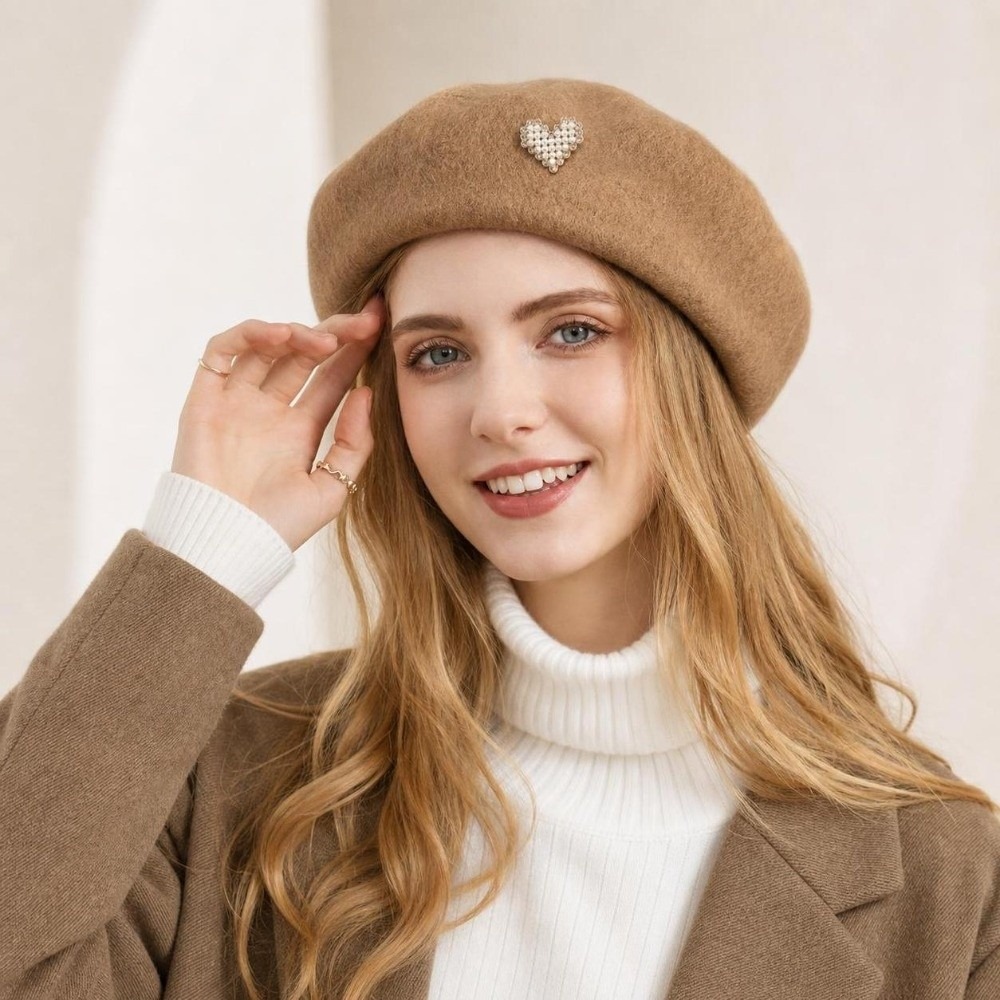 Boina de Lã Quente de Inverno  - Beret French Wool avaliação e preço