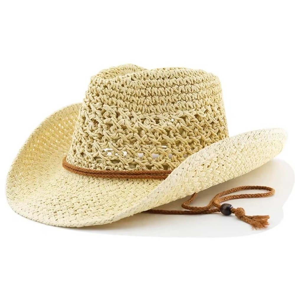 Chapéu de Palha Retrô de Aba L - Cowboy Hat Straw avaliação e preço